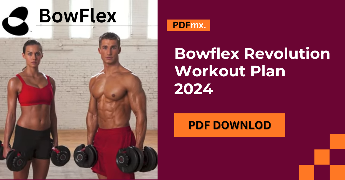 Bowflex Revolution Workout Plan pdf