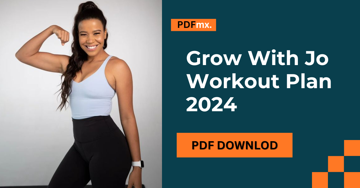 Grow With Jo Workout Plan PDF