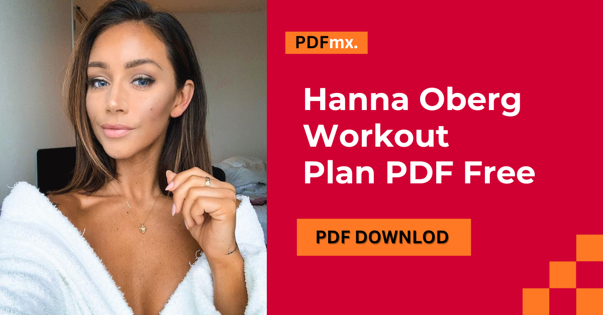 Hanna Oberg Workout Plan PDF Free